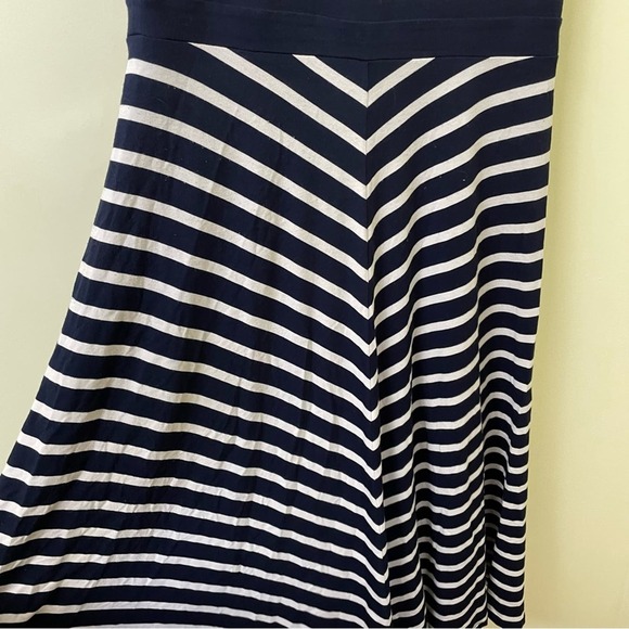 Boden Black & White Stripe Swing Tank Dress SZ 6L - Picture 9 of 9
